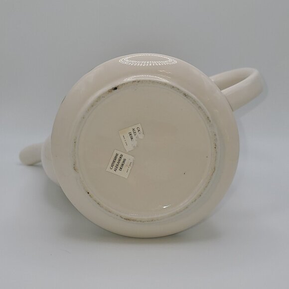 Ceramic Teapot Two-Sided Fruit Design 7" Tall - Picture 6 of 6